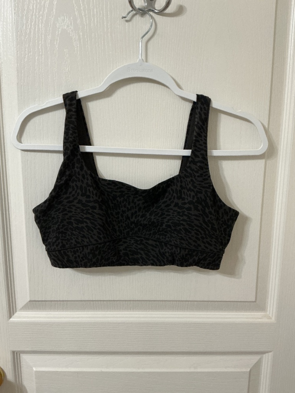 Women’s Vuori all the form bra in black blurred torrent size medium